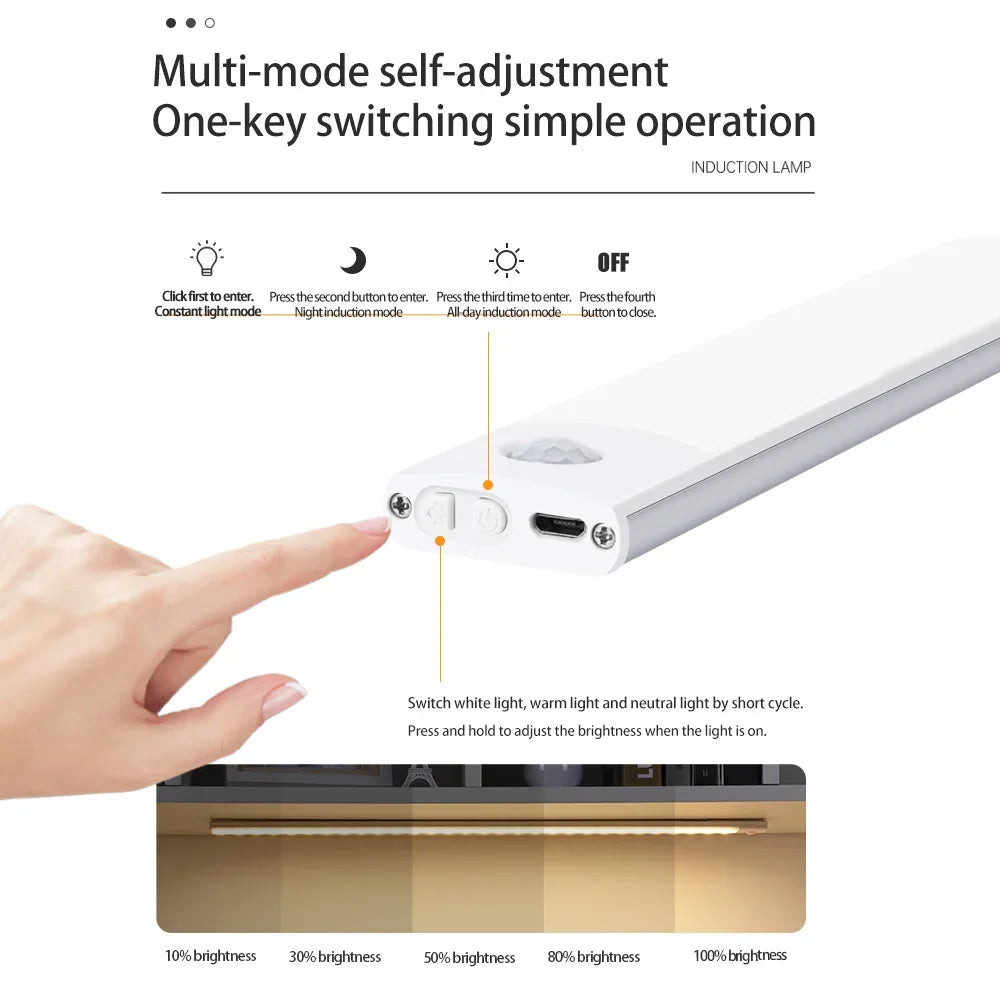 Luz LED con Sensor de Movimiento