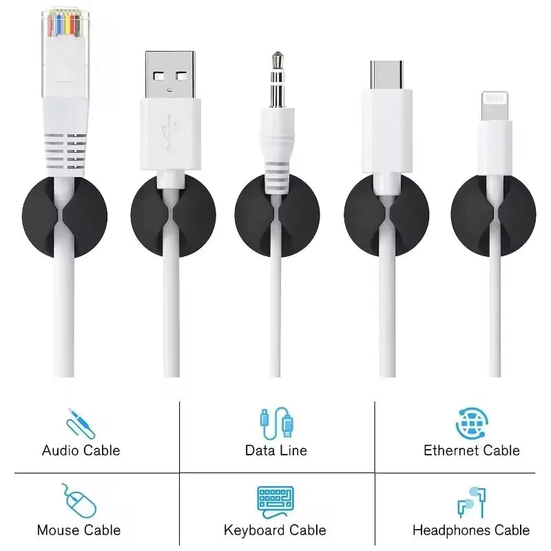 Clips Organizadores de Cables